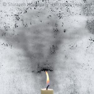 Shirazeh Houshiary Dust animated film installation