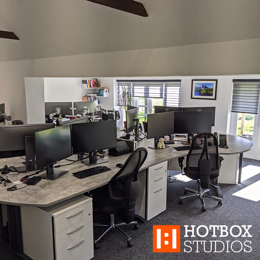 Hotbox Studios River Barn Office Interior Elvetham Estate Hampshire