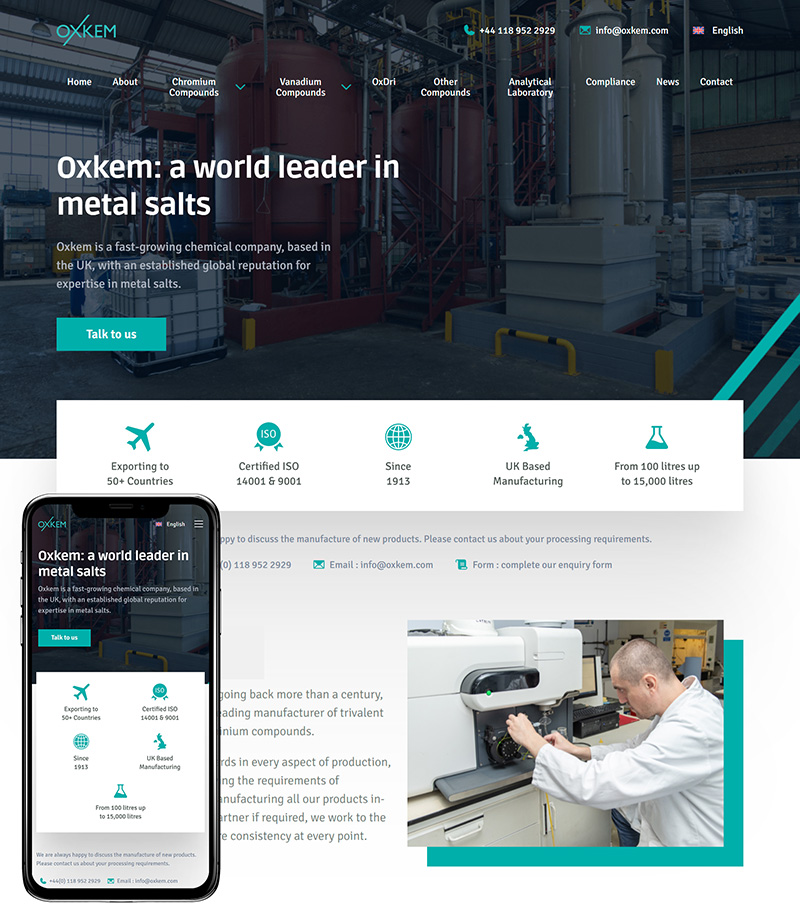 Website Design Oxkem SP001 Homepage Responsive 800x923Px72Dpi v2
